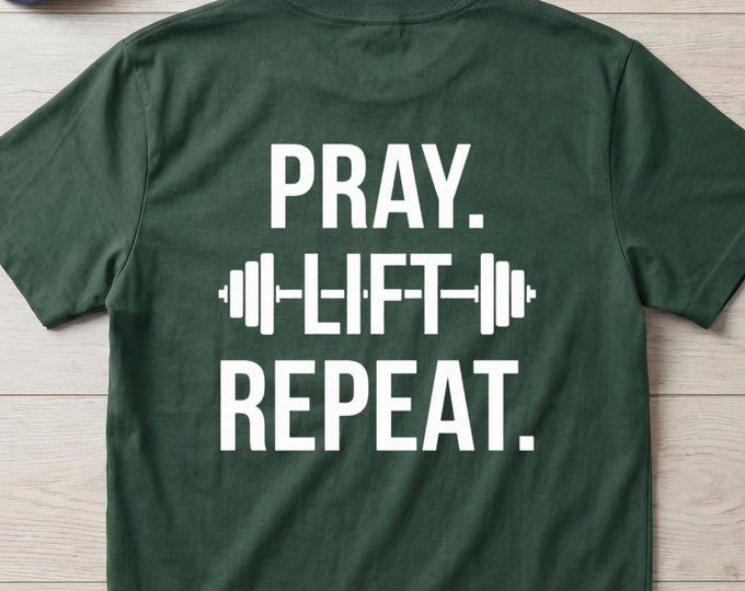 Christian Gym Shirt, Powerlifting Shirt, Christian Workout Shirt, Weightlifting Tshirt, Religious Gym Shirt, Christian Fitness Shirt