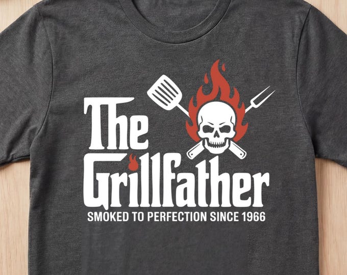 The Grillfather Shirt, Pitmaster Shirt, 60Th Birthday Shirts, 60Th Birthday Tshirt, 1966 Birthday Shirt, Sixty Birthday Shirt