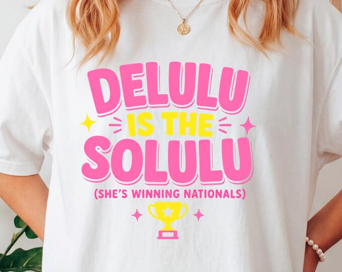 Delulu is the Solulu Shirt, Dance Mom Shirt Funny, Dance Mom Tshirt, Dance Mom Shirts, Dance Mom Tee, Dance Mom T-Shirt, Dance Mom Gift