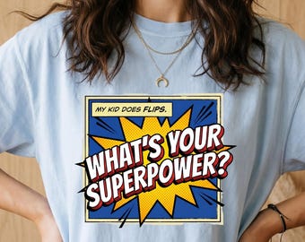 Gymnastics Mom Shirt, Comic Book Shirt, Gymnastics Mom Shirt, Funny Sports Mom Shirts, Pop Art Shirt, Gymnastics Mom Hoodie