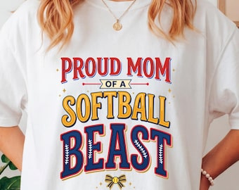 Softball Mama Shirt, Proud Mom Shirt, Softball Game Day Shirt, Softball Mom Tee, Softball Shirt, Softball Mom Tshirt, Softball Mom Gifts