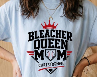 Personalized Baseball Mom Shirt, Baseball Mom Custom Shirt, Baseball Mama Shirt, Baseball Mom T-Shirt, Baseball Mom Tee, Mama Baseball Shirt