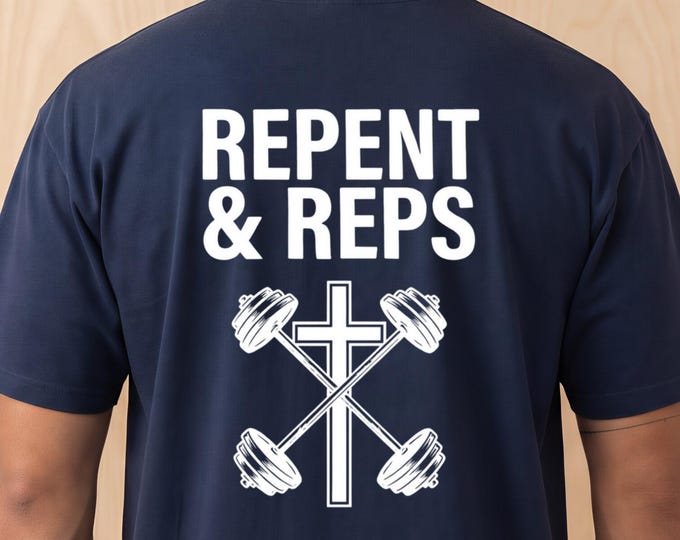 Christian Workout Shirt, Christian Gym Shirt, Powerlifting Shirt, Weightlifting Shirt, Religious Gym Shirt, Christian Fitness Shirt