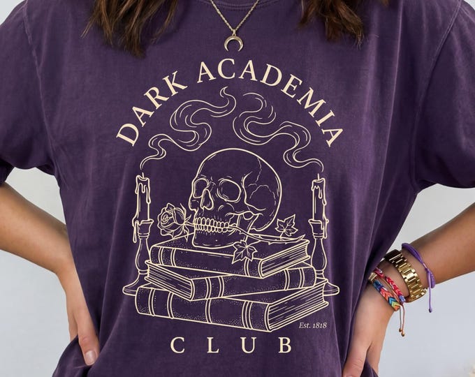 Dark Academia Tshirt, Light Academia Shirt, Book Mom Shirt, Booktok Shirt, Bookish Graphic Shirt, Bibliophile Shirt, Bookish Mom shirt