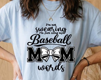 Funny Baseball Mom Shirt, Baseball Mama Shirt, Baseball Mom T-Shirt, Mama Baseball Shirt, Baseball Mom Tee, Baseball Player Mom Shirt