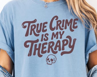 T-shirt True Crime, Produits dérivés True Crime, T-shirt Passionné de faits divers, T-shirt Détective, T-shirt Booktok, T-shirt Rat de bibliothèque, T-shirt Dark Academia