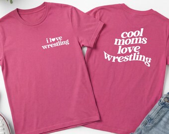 Custom Wrestling Shirt, Wrestling Mom Shirt, Wrestling Mom Sweatshirt, Wrestling Mom Sweater, Wrestling Mama Shirt, Cool Moms Shirt