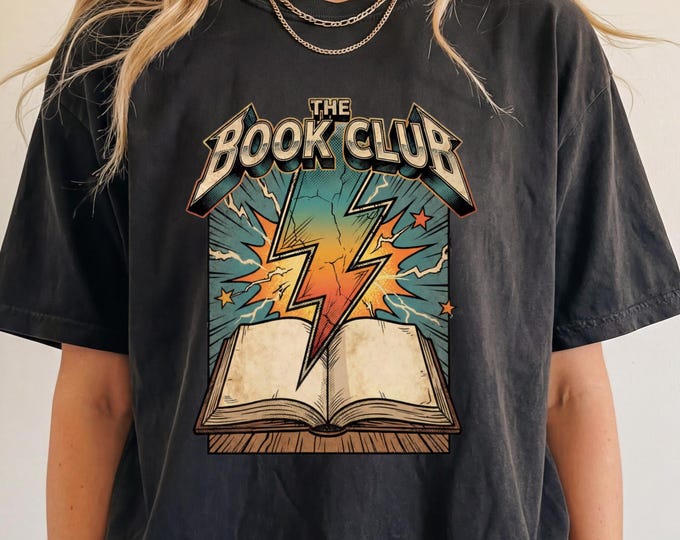Book Club Tshirt, Book Club Merch Book Mom Shirt, Booktok Shirt, Bookish Graphic Shirt, Bibliophile Shirt, Bookish Mom Shirt, Retro Book Tee