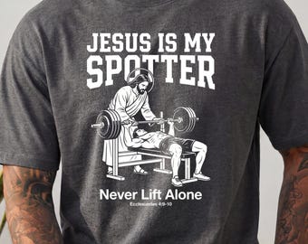Christian Workout Shirt, Christian Faith Shirt, Jesus Gym Shirt, Weightlifting Shirt, Christian Gym Shirts, Christian Gym Shirt
