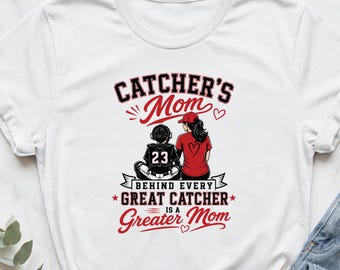 Catcher Mom Shirt, Softball Catcher Shirt, Softball Mom Shirt, Softball Mom Gifts, Softball Mama Shirt, Softball Game Day Shirt