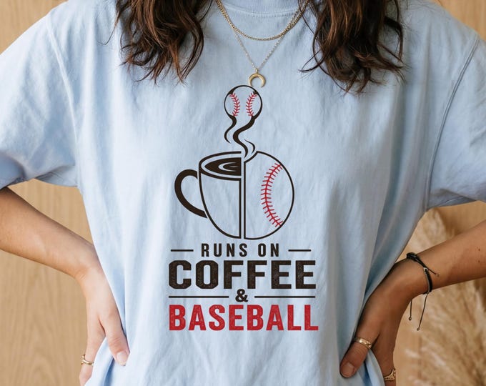 Coffee and Baseball Shirt, Baseball Mom Tee, Mama Baseball Shirt, Baseball Mama Shirt, Baseball Mom Tshirt, Baseball Mama Shirt