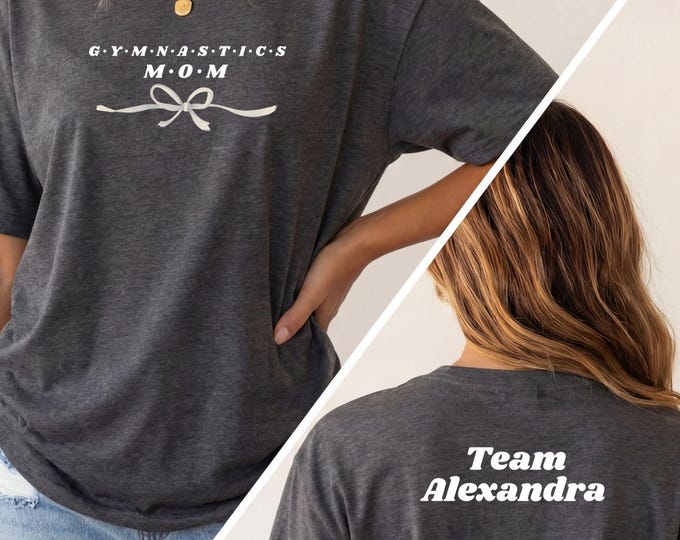 Custom Gymnastics Shirt, Gymnastics Mom Shirt, Gymnastics Tshirt, Gymnastics Mom Tee, Gymnast Mom Shirt, Gymnastics Personalized Shirt