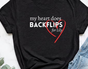 Gymnastics Mom Shirt, Custom Gymnastics Shirt, Gymnastics Mom Sweatshirt, Gymnastics Personalized Shirt, Gymnastics Tee, Mom Heart  Shirt