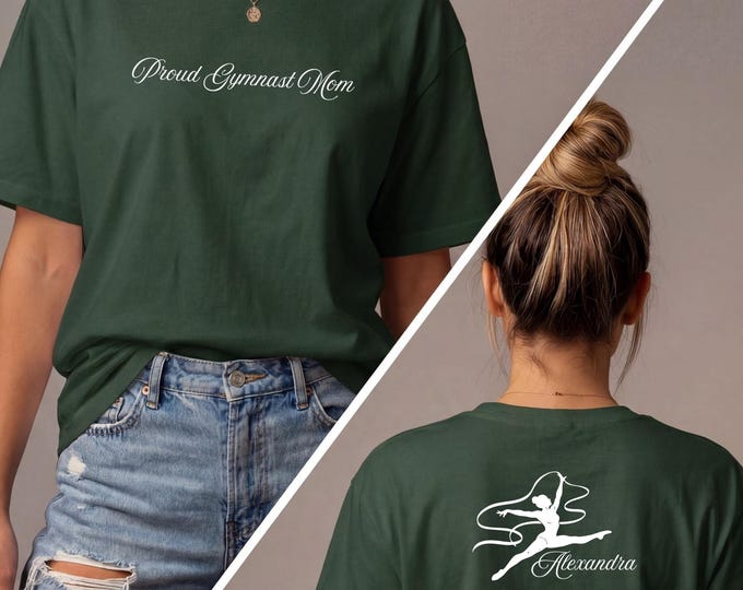 Gymnastics Mom Shirt, Gymnastics Mama Shirt, Custom Gymnastics Shirt, Gymnast Mom Shirt, Gymnastics Personalized Shirt, Gymnastics Tee