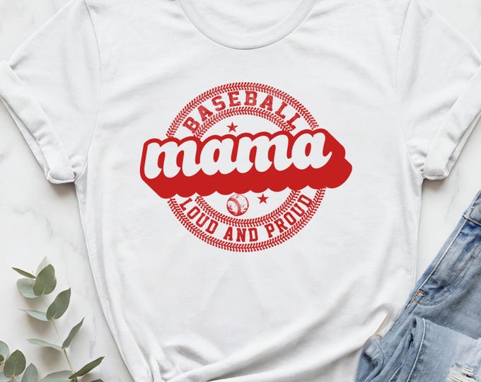 Mama Baseball Shirt, Baseball Mama Shirt, Baseball Mom Tshirt, Baseball Mama Shirt, Baseball Mom T Shirt, Baseball Mom Tee