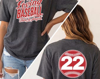 Custom Number Baseball Shirt, Personalized Baseball Mom Shirt, Baseball Mama Shirt, Baseball Mom Tee, Baseball Mom T-Shirt
