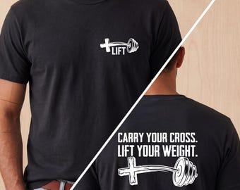 Christian Gym Shirt, Powerlifting Shirt, Christian Workout Shirt, Lifting Shirt, Religious Gym Shirt, Christian Fitness Shirt