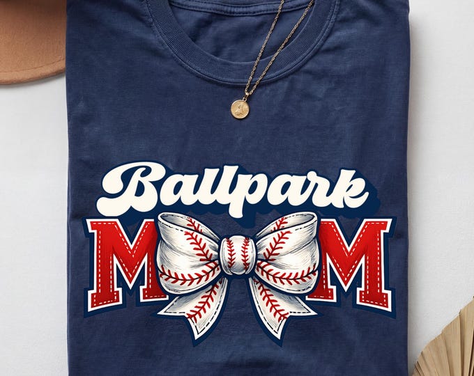 Ballpark Mom Shirt, Baseball Mom T Shirt, Baseball Mom Tee, Mama Baseball Shirt, Baseball Mama Shirt, Baseball Mom Tshirt