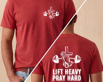 Christian Gym Shirt, Christian Workout Shirt, Weightlifting Tshirt, Christian Fitness Shirt, Faith Gym Shirt, Religious Gym Shirt