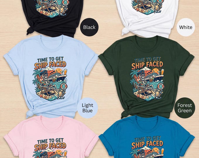 Ship Faced Shirt, Funny Cruise Shirts, Cruise Matching Shirts, Family Cruise Shirts, Cruise Squad Shirts, Matching Vacation Shirts