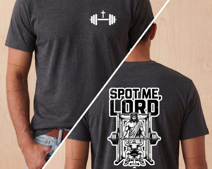 Jesus Gym Shirt, Christian Gym Shirt, Powerlifting Shirt, , Christian Workout Shirt, Weightlifting Tshirt, Christian Fitness Shirt