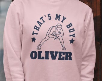 Wrestling Mom Shirt, Wrestling Mom Sweatshirt, Custom Wrestling Shirt, Thats My Boy Shirt, Personalized Wrestling Shirt, Sport Mama Shirt