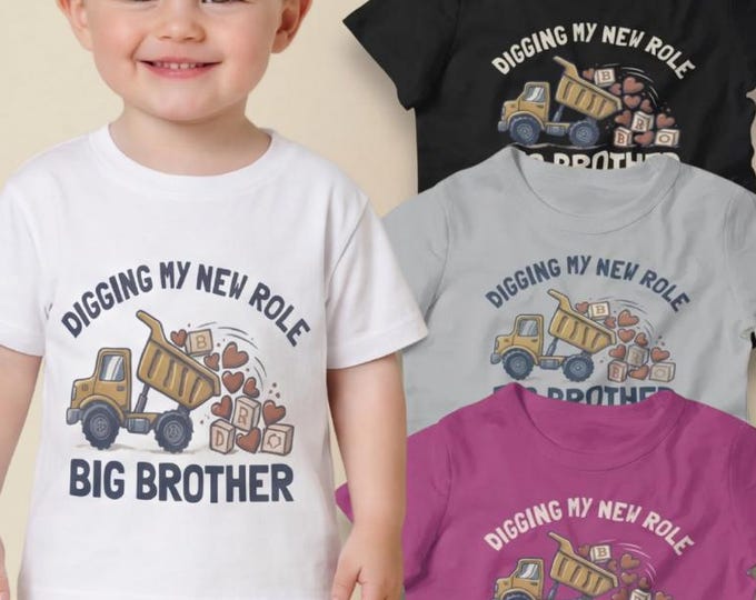 Big Brother Announcement Shirt, Big Brother Toddler Shirt, Big Brother Shirt, Pregnancy Announcement Shirt For Siblings