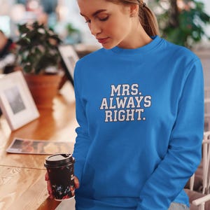Funny Marriage Shirt, Husband Wife Hoodies, My Wife T Shirts, Funny Newlywed Shirt, Wife Crewneck, Funny Gag Gifts For Husbands image 7