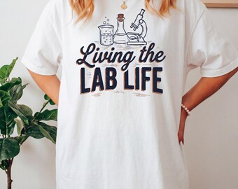 T-shirt de laboratoire, T-shirt de chimie, T-shirt de microbiologie, T-shirt de microscope, T-shirt de biologie, T-shirt à jeu de mots scientifiques, Cadeau pour professeur de sciences