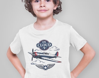 On Cloud 9 Birthday Shirt, Airplane Birthday Shirt, 9th Birthday Tshirt, Birthday Sweatshirt, Kids Birthday Shirt, Birthday Kid Shirt