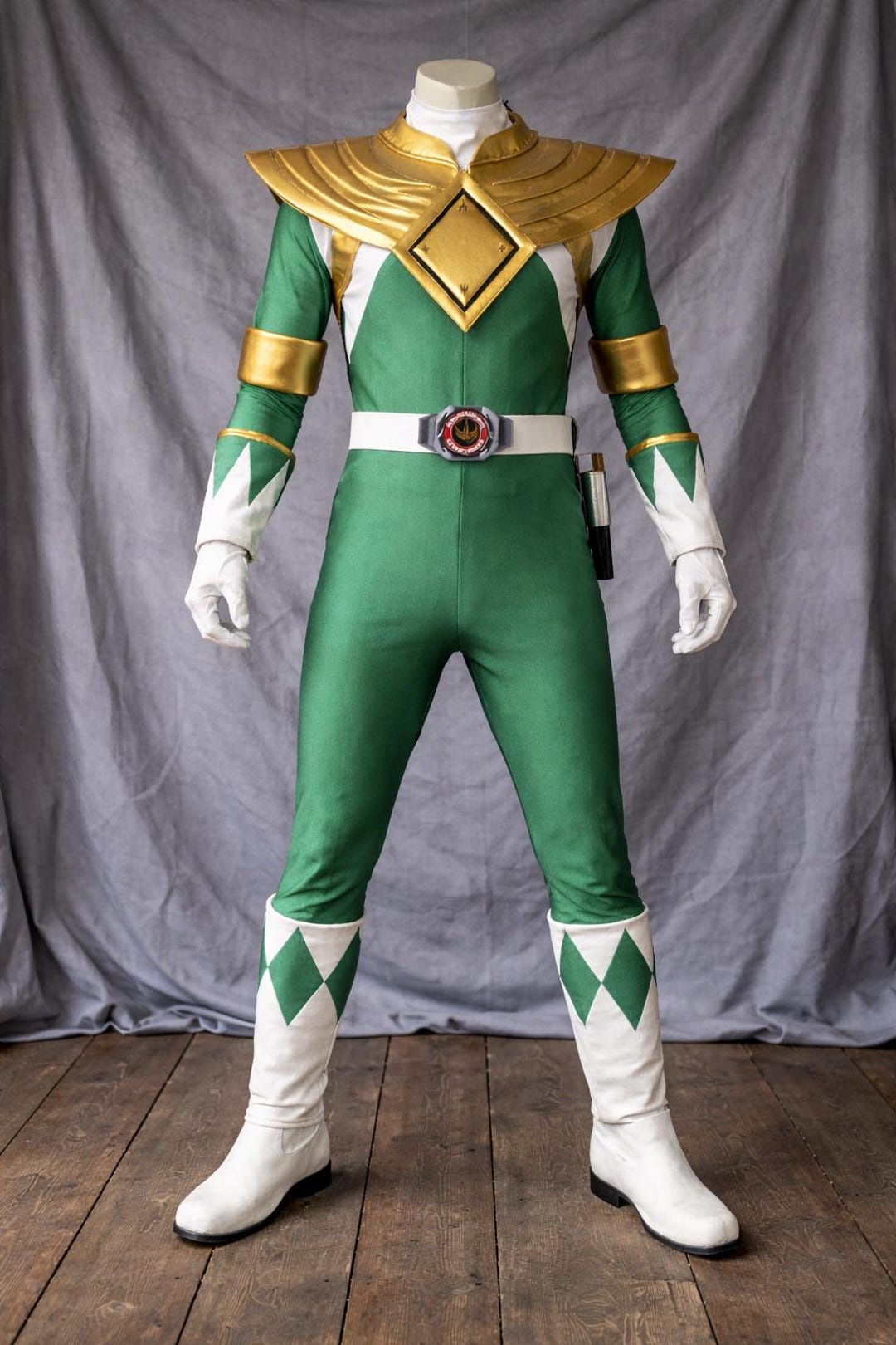 Green Ranger Cosplay Costume, Halloween Costume for Men - Etsy