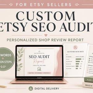 Custom Etsy SEO Audit | Personalized Shop Review Report