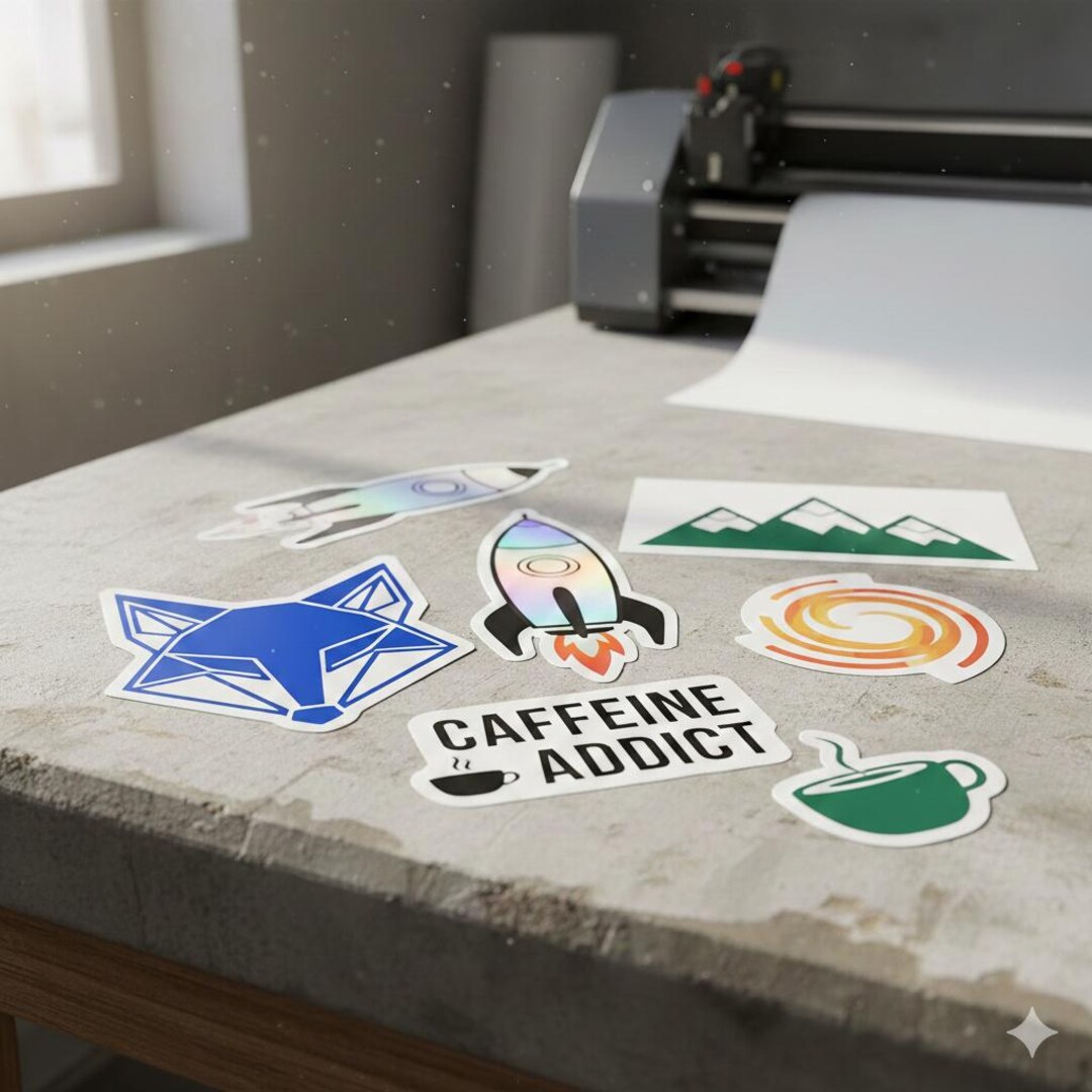 Plotter-cut Stickers | Custom Vinyl Stickers | Personalized Text ...