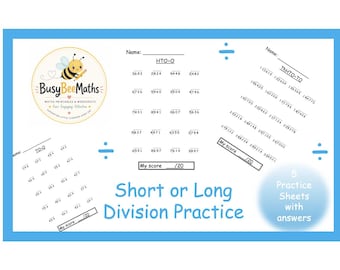 Short or Long Division practice