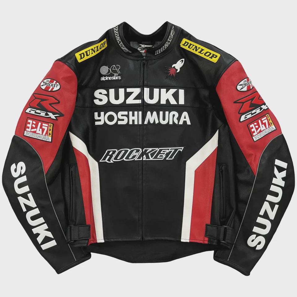 ROCKETSUZUKI & ヨシムラ　コラボレーシングジャケット Suzuki yoshimura jacket - Etsy 日本