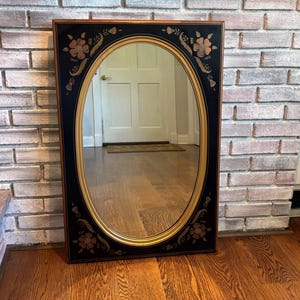 Ethan Allen Oval Mirror - Etsy