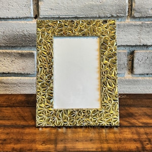 Vintage Gold Ornate Picture Frame, Hollywood Regency Decor (4x6 Photo)