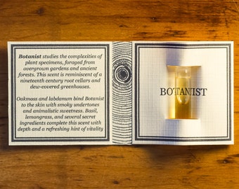 BOTANIST - Natural Botanical Fragrance Sample - 0.5ml