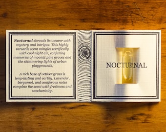 NOCTURNAL - Natural Botanical Fragrance Sample - 0.5ml