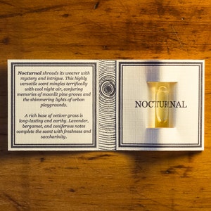 NOCTURNAL - Natürliche Botanische Duftprobe - 0,5ml