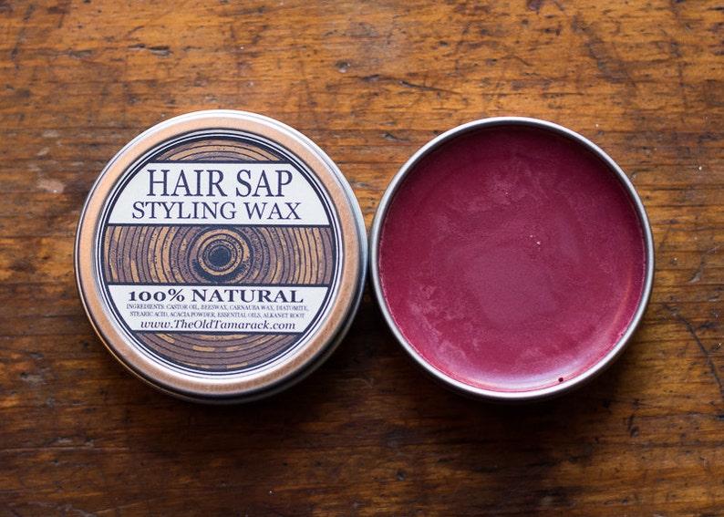 HAIR SAP unscented Natural Organic Styling Wax, Matte Etsy