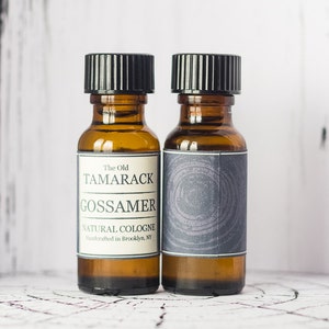 GOSSAMER - Natural, Organic Cologne, Perfume for Men and Women