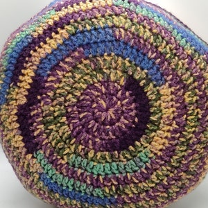Crochet Round Owl Pillow Mullticolor image 5