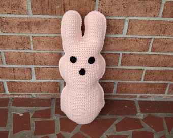 Peach Easter basket bunny, the marshmallow treat you don't have to eat!