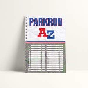 A4 Parkrun-alfabettracker - Collect The Alphabet