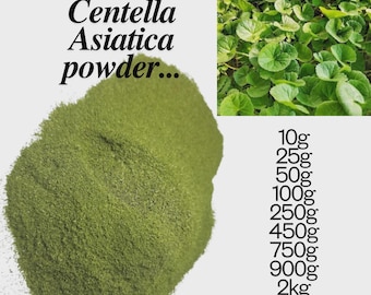 Organic ceylon fresh Gotukola Powder | Centella Asiatica Herbal Tea, Brain Wellness Drink