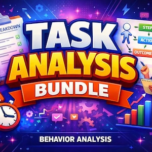 Task Analyses Bundle / Editable & Printable / ABA Life Skills / Behavior Data Sheets/ Digital Download