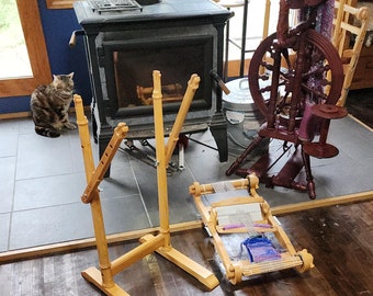 Kromski Harp Forte Loom Floor Stand, Clear Finish, Choice of Size, Loom Sold Separately