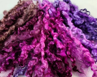 quilting Fine perle thread for embroidery lacemaking and needlework variegated shades of purple and magenta fp390