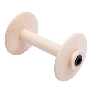 Regular Bobbin Fits All Kromski Spinning Wheels, Holds up to 4.2 ounces of Hand-spun Yarn, Walnut, Mahogany, or Clear Finish, Or Unfinished Unfinished